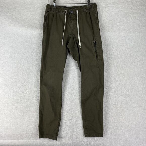 Vuori Pants Mens Size M Green Ripstop Climber Drawstring Hiking Outdoors Camping - Picture 1 of 11